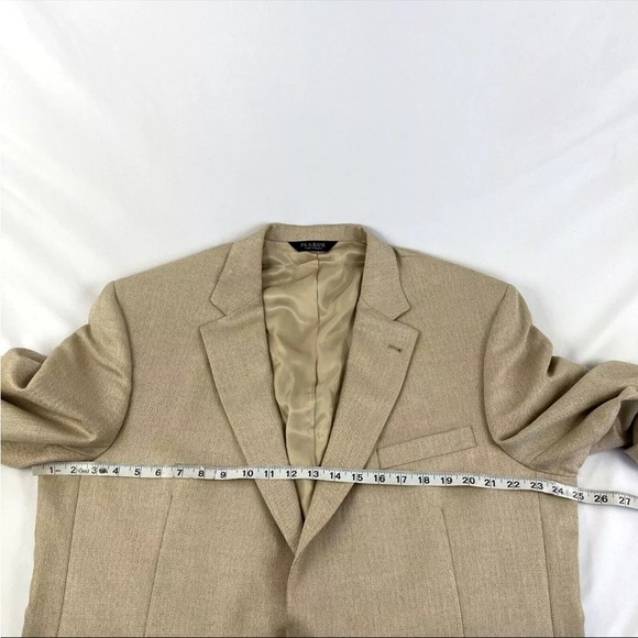 Mens Jos. A. Bank Silk Camel Hair Tan Blazer Sport Coat Jacket Sz 46L Tan - Picture 6 of 10